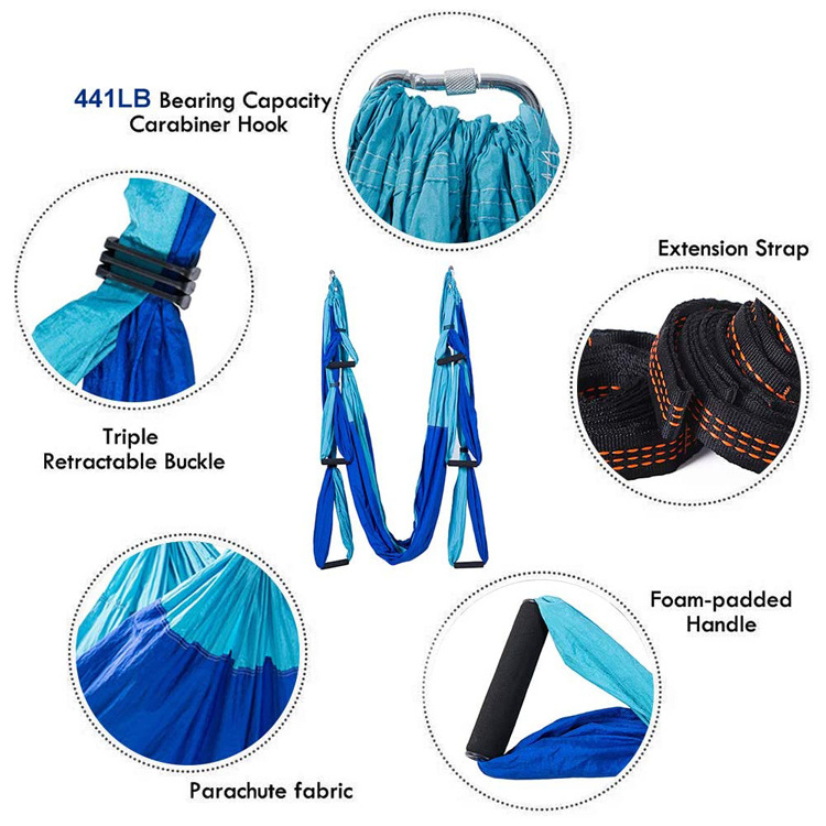 Harbour Air Flying Aerial Yoga Hammock Set