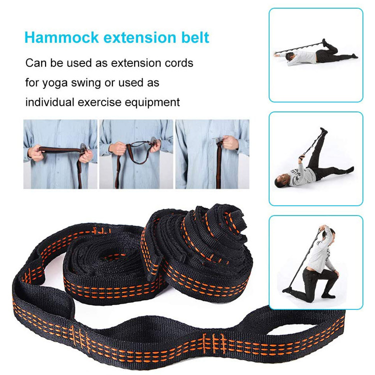 Harbour Swing Aerial Yoga Hammock Set Stand with Ceiling Anchors for Gym Home Hanging