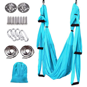 Harbour Swing Aerial Yoga Hammock Set Stand with Ceiling Anchors for Gym Home Hanging