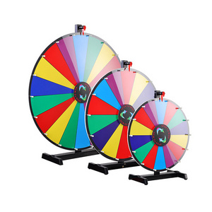 Prize Wheel Dual Use Tabletop or Wall Mounted Spinning Wheel Set