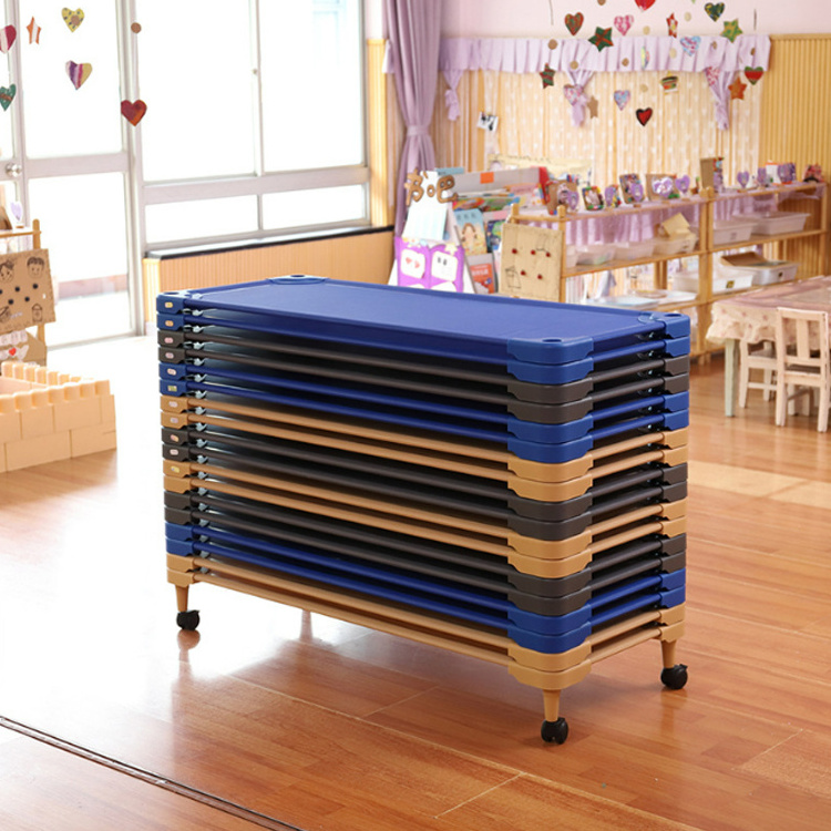 High Quality Kids Sleeping Cot Portable Stack-able Cots For School Hot Sale