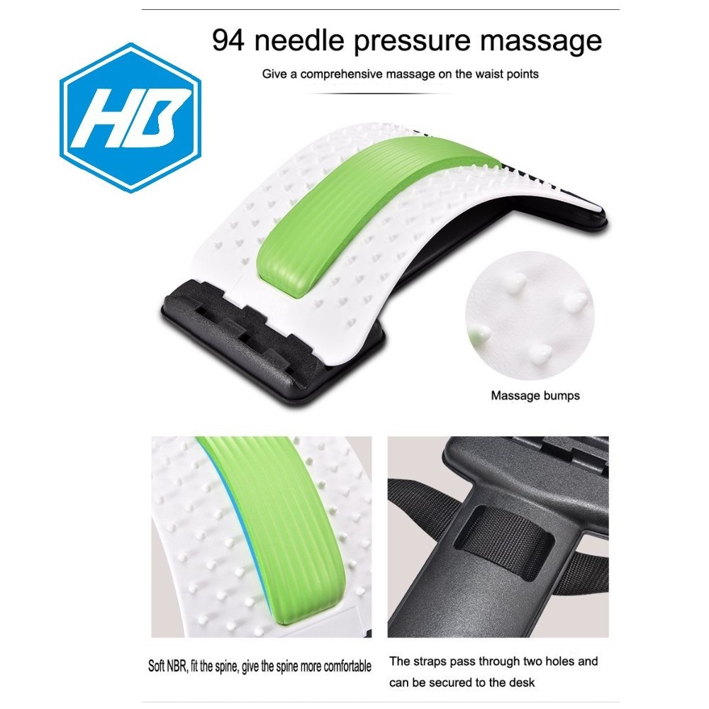 Harbour Adjustable Lumbar Magic Back Massage Stretcher