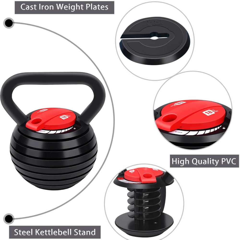 Harbour Fitness Custom Adjustable Competition Steel Soft Cast Iron Dumbbell Kettlebell