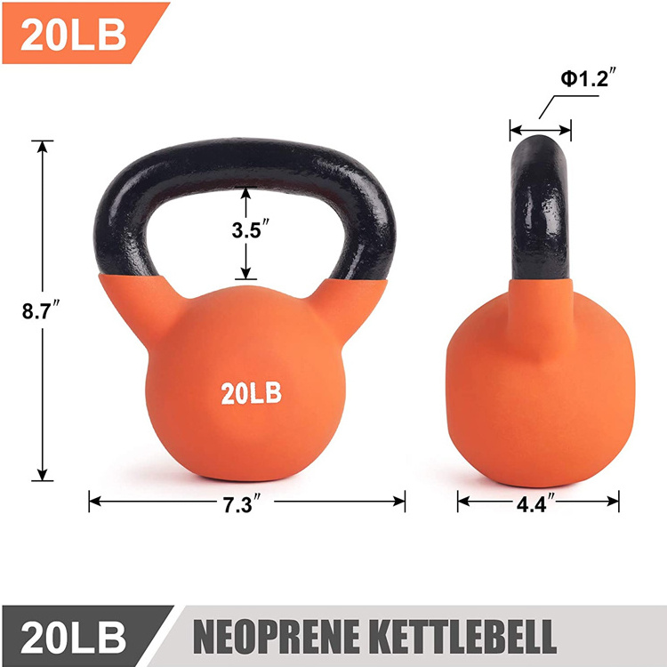 Harbour Fitness Custom Size Competition Steel Soft Cast Iron Dumbbell Kettle Bell Set