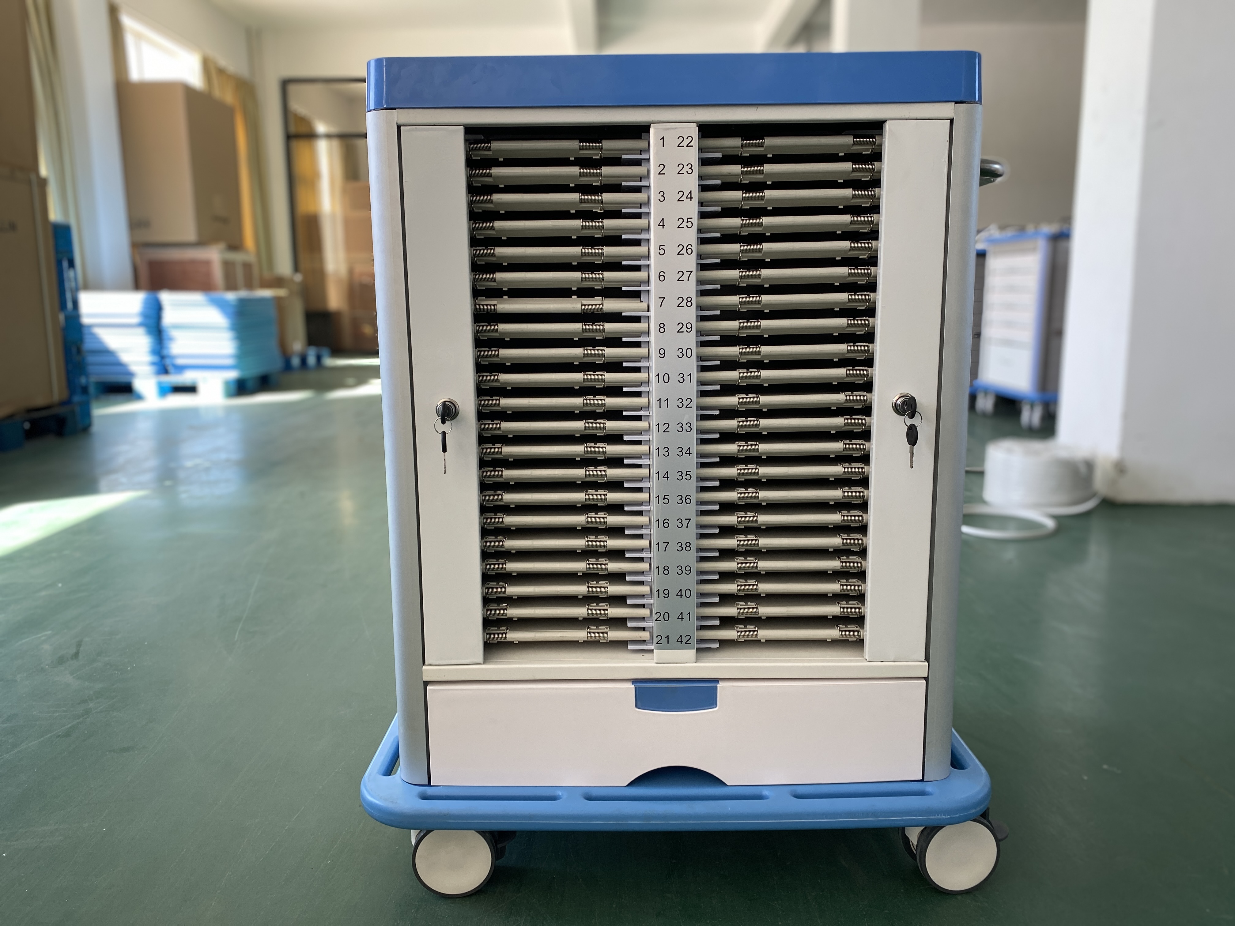 High Quality abs Hospital Used History case record Cart Medical Trolley