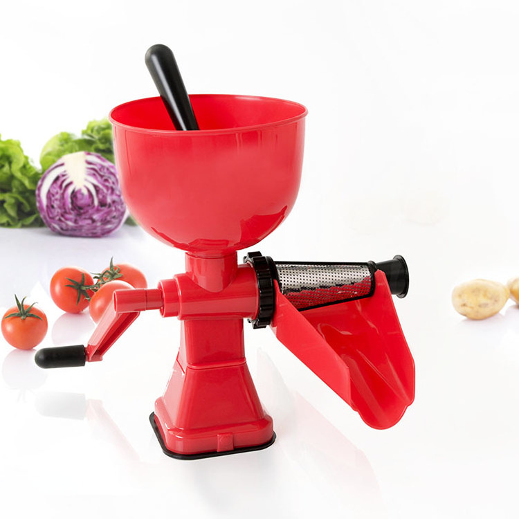 Wholesale Manual tomato juicer Hand crank fruit juicer blender mini mill plastic manual tomato press