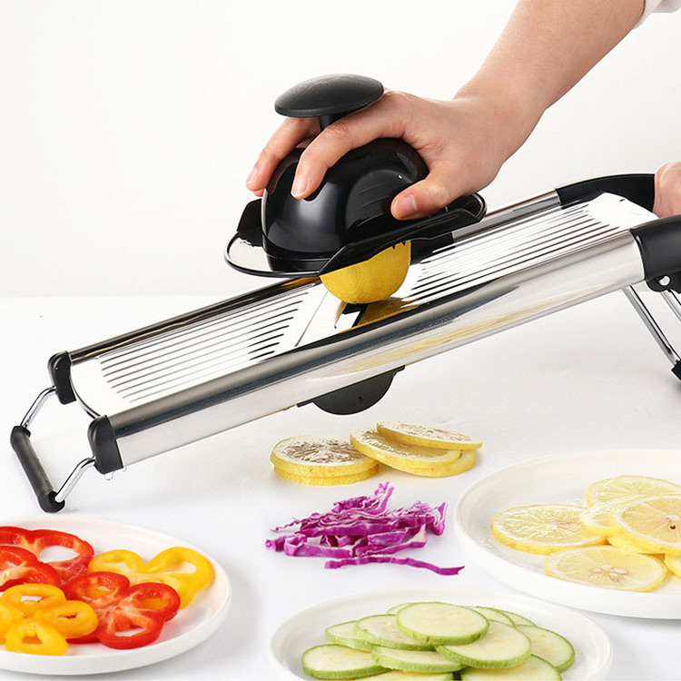 Kitchen Multi-function Stainless Steel Onion Slicer Hand Food Processor Manual Chopper Vegetable Cutter Mandoline Slicer