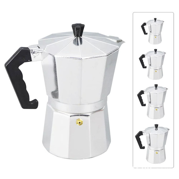 Wholesale Coffee Maker Aluminum Mocha Espresso Percolator Pot Coffee Maker Moka Pot 3cup/6cup percolator tool percolator pot