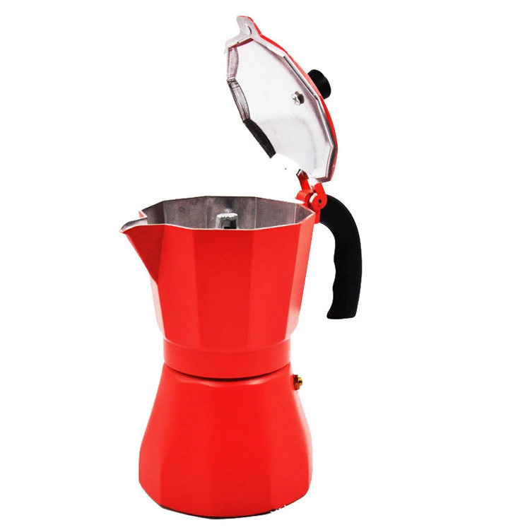 Wholesale Coffee Maker Aluminum Mocha Espresso Percolator Pot Coffee Maker Moka Pot 3cup/6cup percolator tool percolator pot