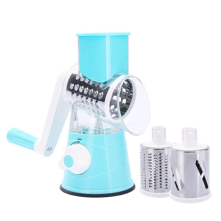 Hot sale New BPA Free Mandoline Fruit Slicer Manual Cutter Carrot Grater Potato Slicer Drum Grater Vegetable Chopper for Kitchen