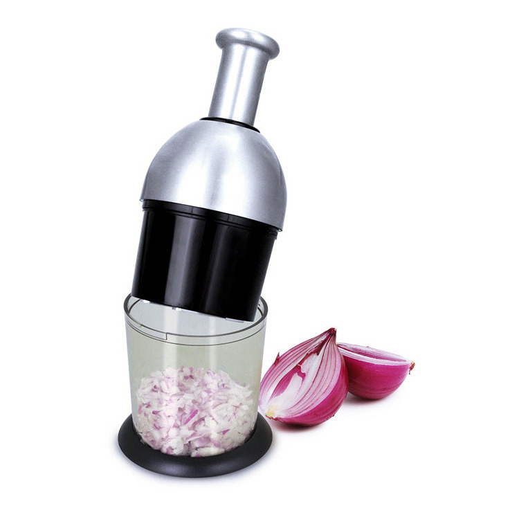 Wholesale Multi function Hand Press Food Cutter Garlic Onion Nuts Grinder Mincer Manual Fruit Vegetable Chopper