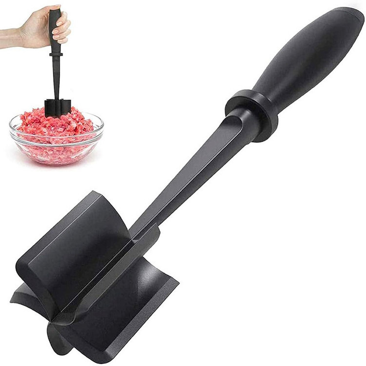 Hot sale  Heat Resistant Masher For Hamburger Meat Chopper Utensil Non Stick Mix Potato Masher Tool Accessories