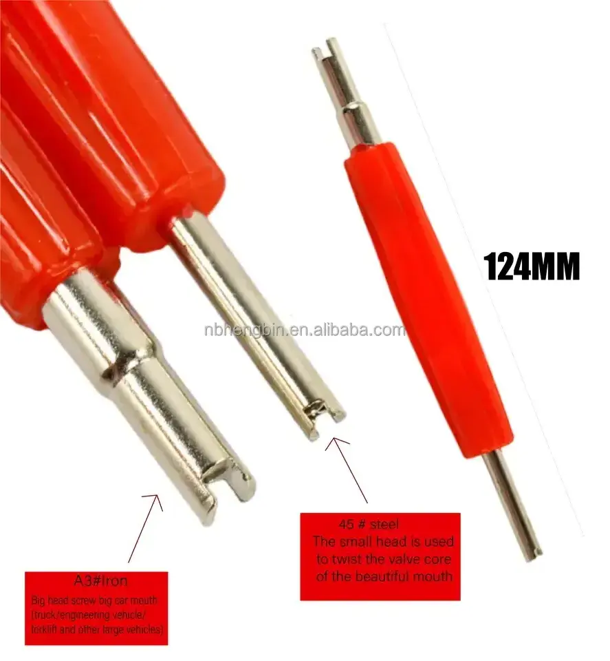 Universal plastic American valve core removal installation repair tool wrench tire valve core remover