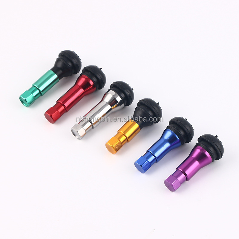 Colorful ALuminum Tire Valve Stem Sleeves And Hex Caps