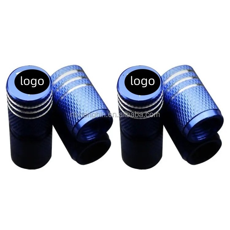 Vtogether V00000200 Bulk Packing Wholesale aluminum Custom Car logo valve cap