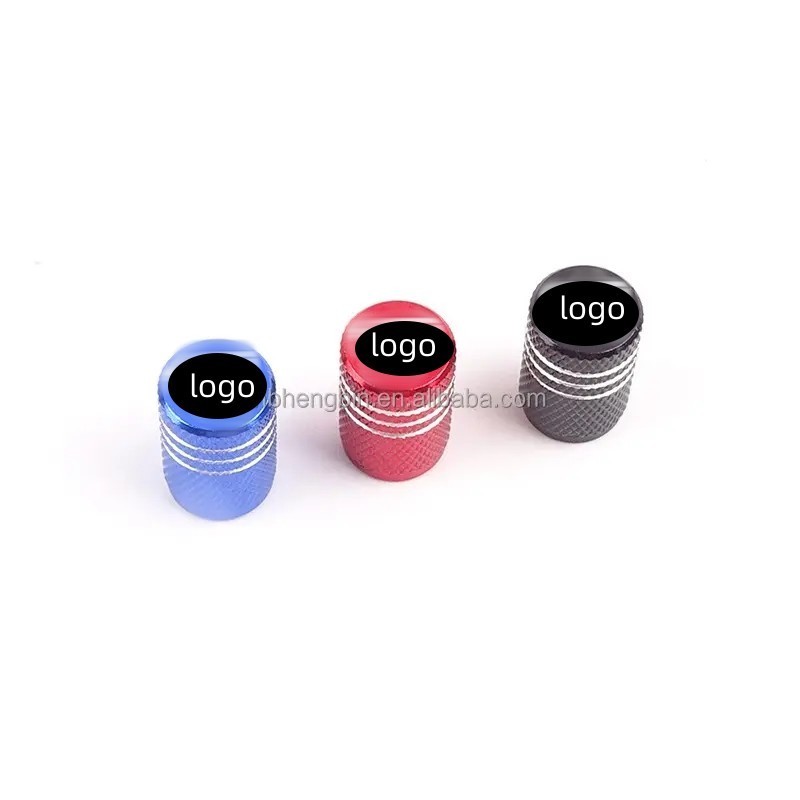 Vtogether V00000200 Bulk Packing Wholesale aluminum Custom Car logo valve cap