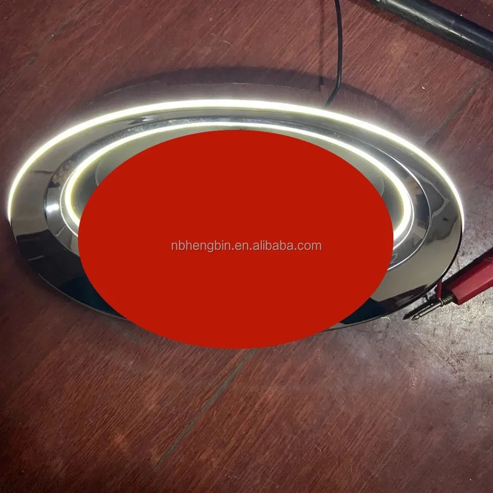 Big Promotion Fit for A4 A6 Q3 Q5 Q7 Led Emblem light badge light NON BLEEDING Big Promotion