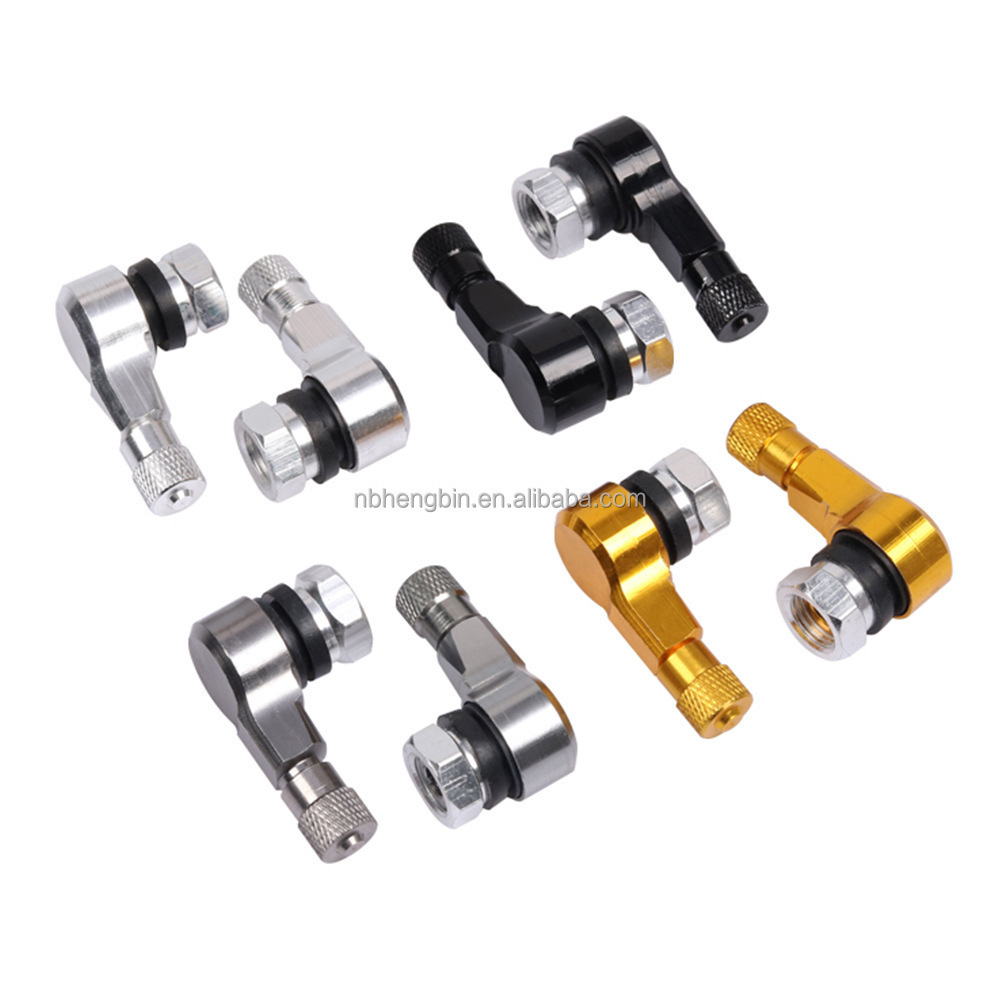 90 Degree Angled Tire Valve Caps Valve Stems Cover Adapter for Car Motorcycle