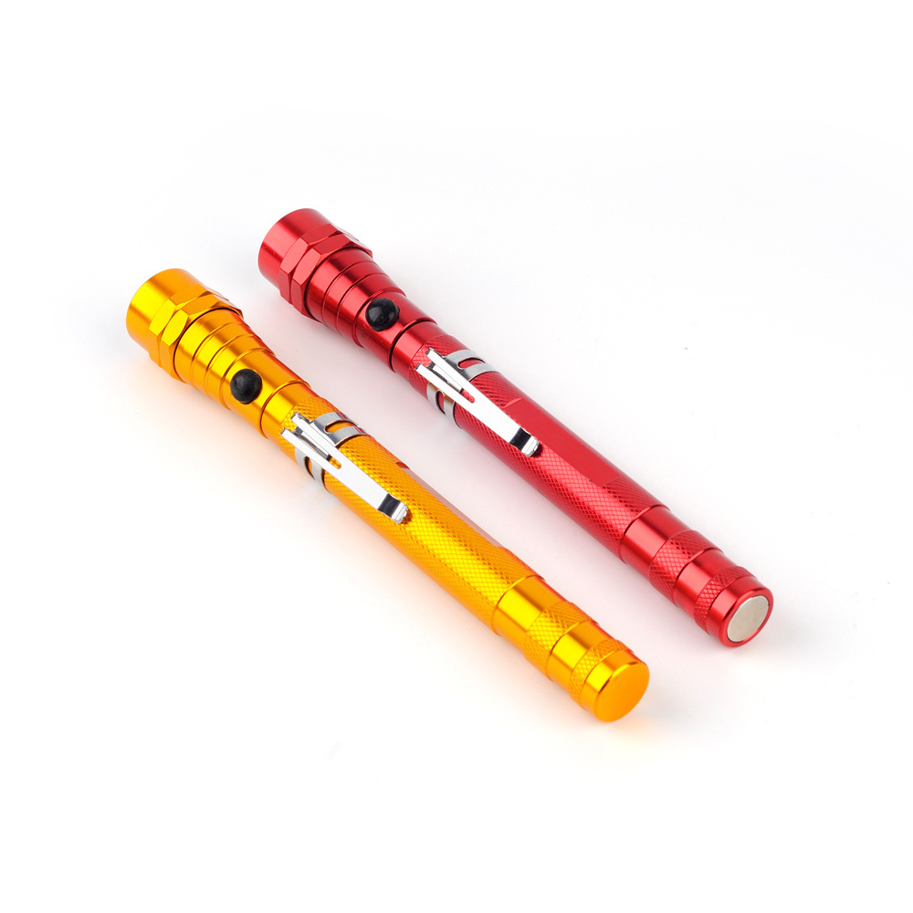 Cheap Price Attractive Price 3LED Telescopic Led Flashlights Torch Magnetic Head Pick Up Tool