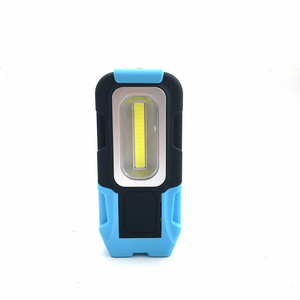 Attractive Price  Blue COB foldable work light flat magnetic flashlight