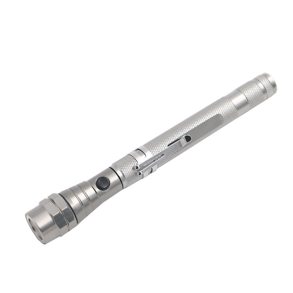 Guaranteed Quality 3LED Telescopic Led Flashlights Torch Magnetic Pen Maglite Torch