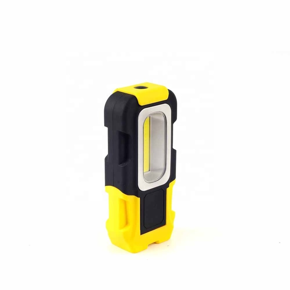 Portable car repair work lamp Battery operated 3W COB work light with magnetic base