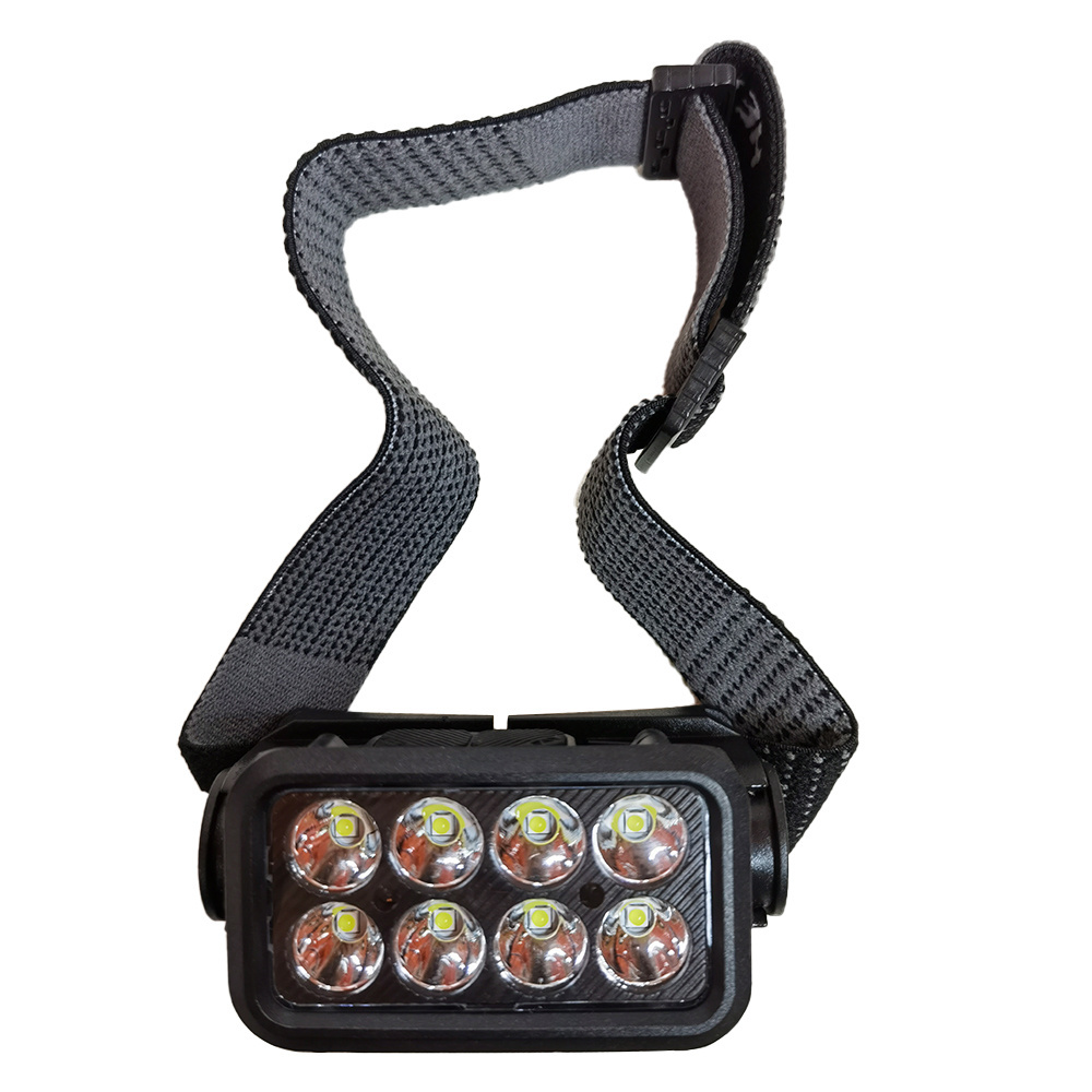 New Portable Typr-C Rechargeable LED Headlamp with Waterproof Sensor Outdoor Activities Fishing Headlight