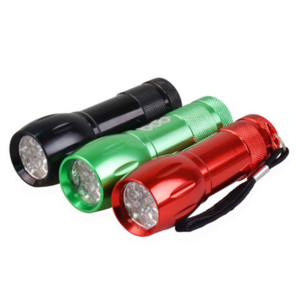 Tiny 9 LED Portable cheap Aluminum Alloy Torch Light Led Flashlight