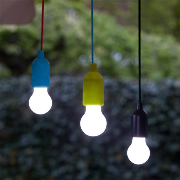 HB-6020 Portable LED Pull Cord light Bulb Outdoor Garden Camping Hanging tent bulb Lamp