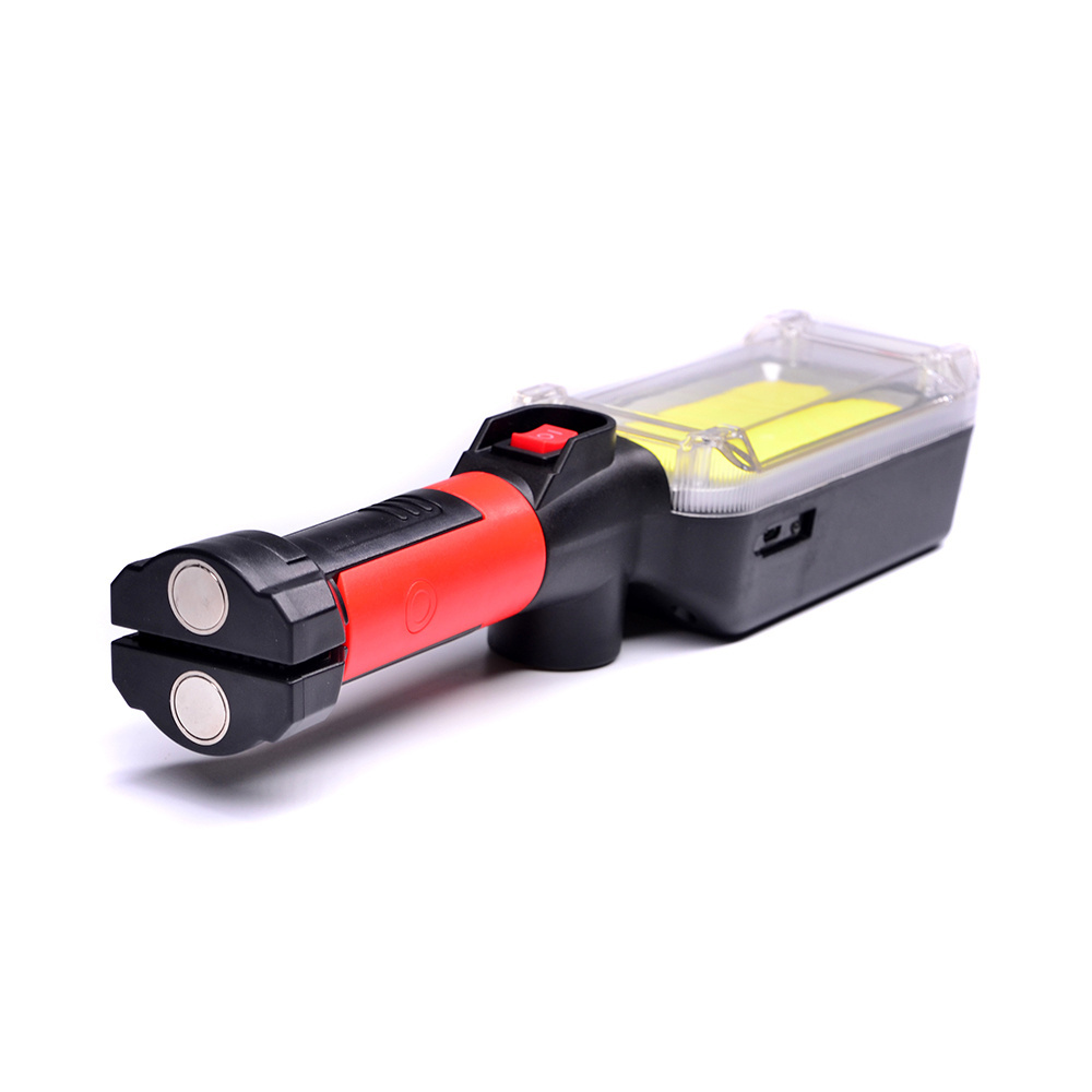 New Style High Power Rechargeable Battery Work COB Light Stand Magnetic Base Car Repair Hook Cob Led Worklight