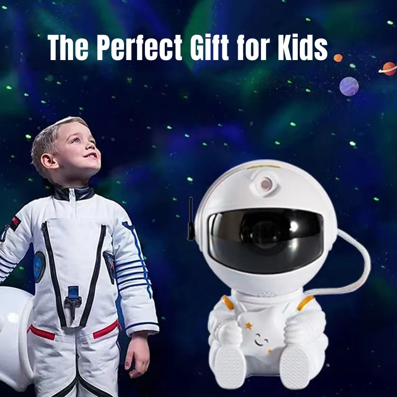 Star Astronaut Projector LED Night Light Starry Sky Lamp Decoration Bedroom Room Decorative For Children Gifts