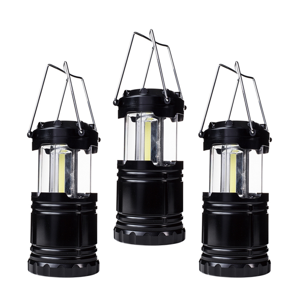 Get Free Sample Extendable Fishing Camping Lamp Telescopic Lantern 3w Led COB Outdoor Waterproof  Camping Light with Hook