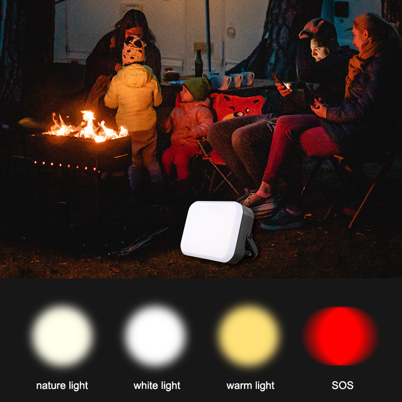 Outdoor 1000LM Built in 2000mAh Battery Magnetic 4Modes Power Bank USB Rechargeable Emergency Tent Light LED Camping Lantern