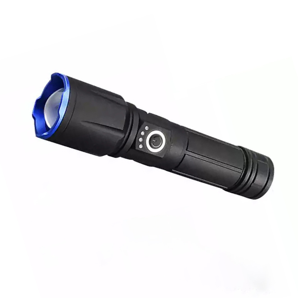 100M Underwater White Laser Magnetic Switch Rechargeable Diving Flashlights Torches Flash Light