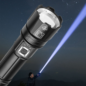 30W 1500M White Flash light Rechargeable Led Torch powerful Ultra long range hand lantern for Outdoor Lamp