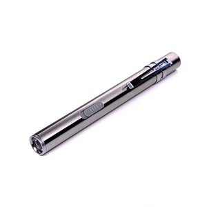 OEM Mini Waterproof Flashlight Medical LED Penlight Up Emergency Reusable Pocket USB Charging Doctor Pen Light for Working