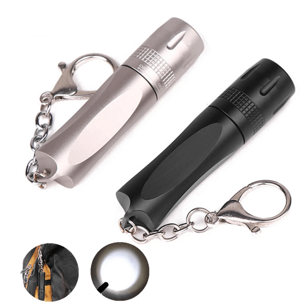 Handheld Mini Portable Highlight Powered by AA or 14500 Battery Torch Waterproof Small Keychain T6 LED Flashlight