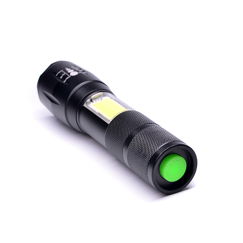 Flash Torch Light High Power Brightness Outdoor Handheld Super Bright 3W COB LED Waterproof Tactical Flashlight