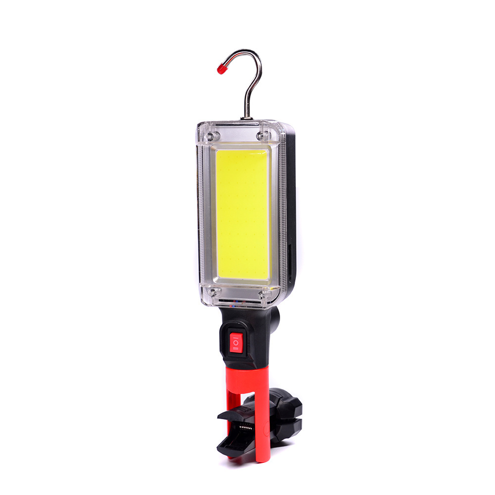 New Style High Power Rechargeable Battery Work COB Light Stand Magnetic Base Car Repair Hook Cob Led Worklight