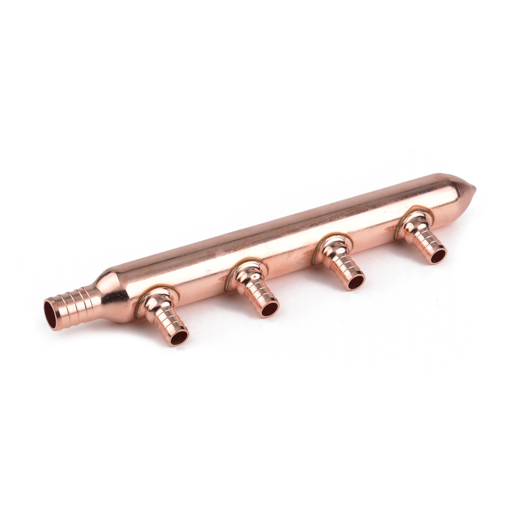 6 valve copper pex pipe copper manifold China