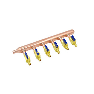 6 valve copper pex pipe copper manifold China