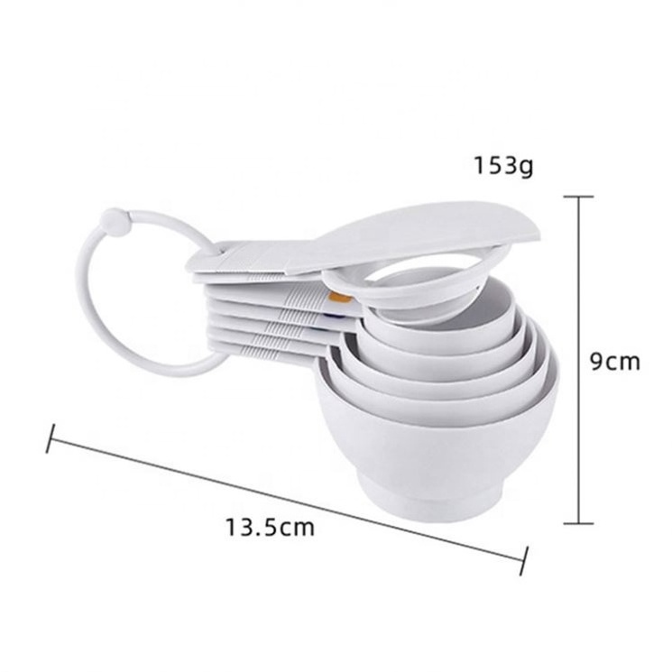 Hot sale eco-friendly plastic  measuring spoons measuring cup set with egg separator