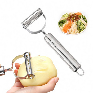 Newest Kitchen Gadgets Mini Stainless Steel Vegetable Grater Fruit  Potato Peeler