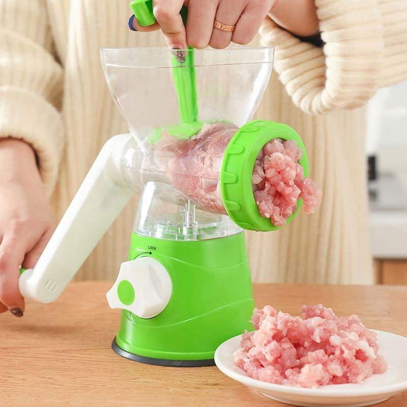 Rotary Cheese Grater Salad Shredder Vegetable Slicer Manual Meat Grinder Household