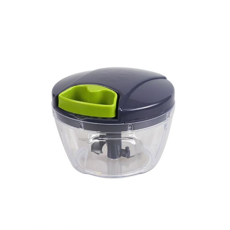 Manual Food Chopper With 3 Blades And Blender Vegetable Cutter Slicer