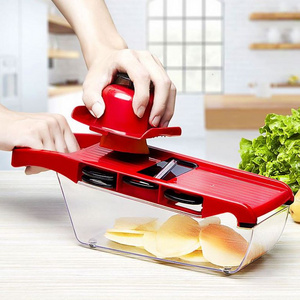 Multifunctional Vegetable Cutter With Steel Blade Kitchen Accessories Mandoline Slicer Potato Peeler Carrot Cheese Grater