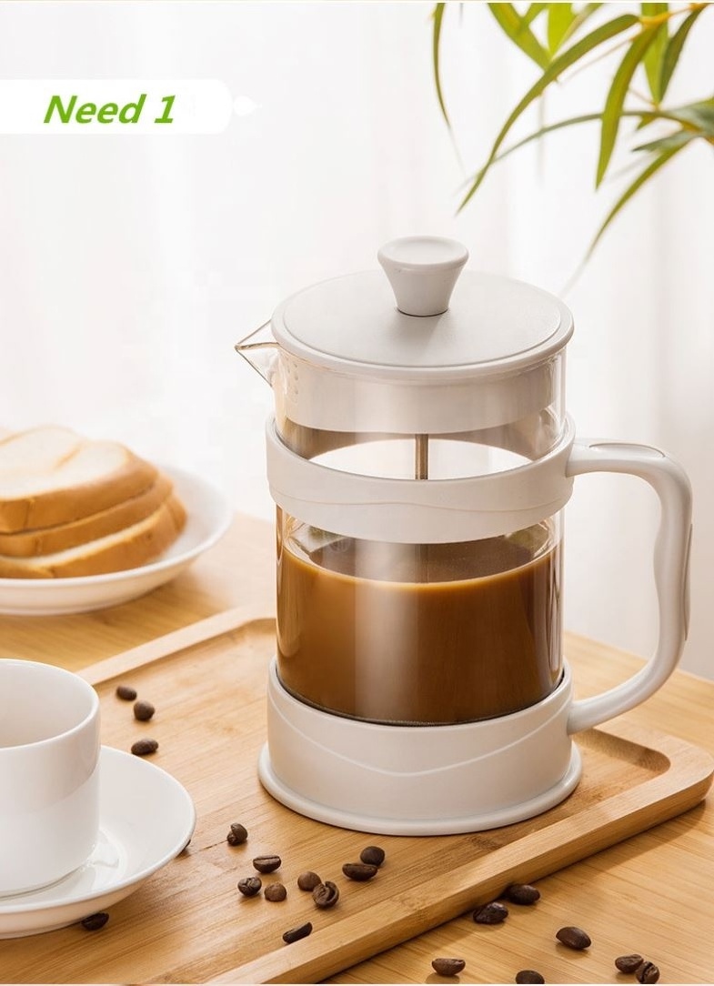 French Press Coffee Tea Milk froth Maker for camping travel gift 350ml 800ml 1000ml new design french press