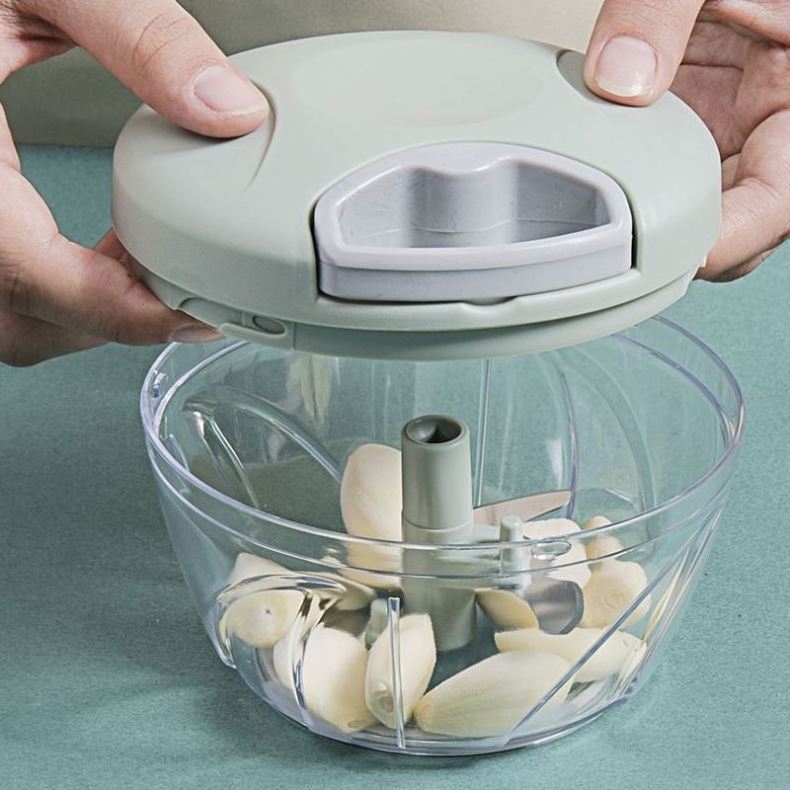 Wholesale Kitchen Manual Pull Vegetable Chopper Portable Mini Pullcord Speedy Food Chopper