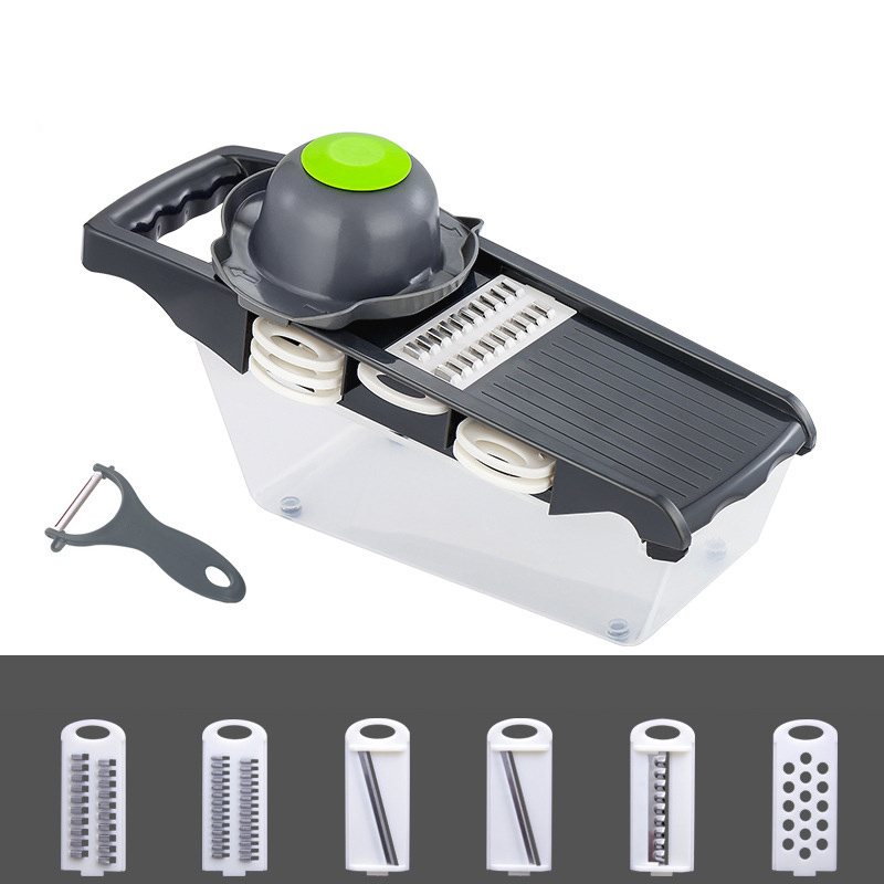 Multifunctional Vegetable Cutter With Steel Blade Kitchen Accessories Mandoline Slicer Potato Peeler Carrot Cheese Grater