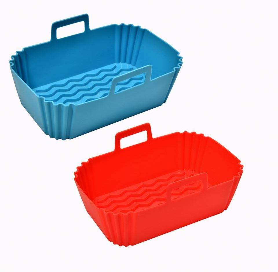 Reusable silicone Air Fryer Liners Basket Bowl Baking Tray Air Fryer Silicone Pot for Air Fryers